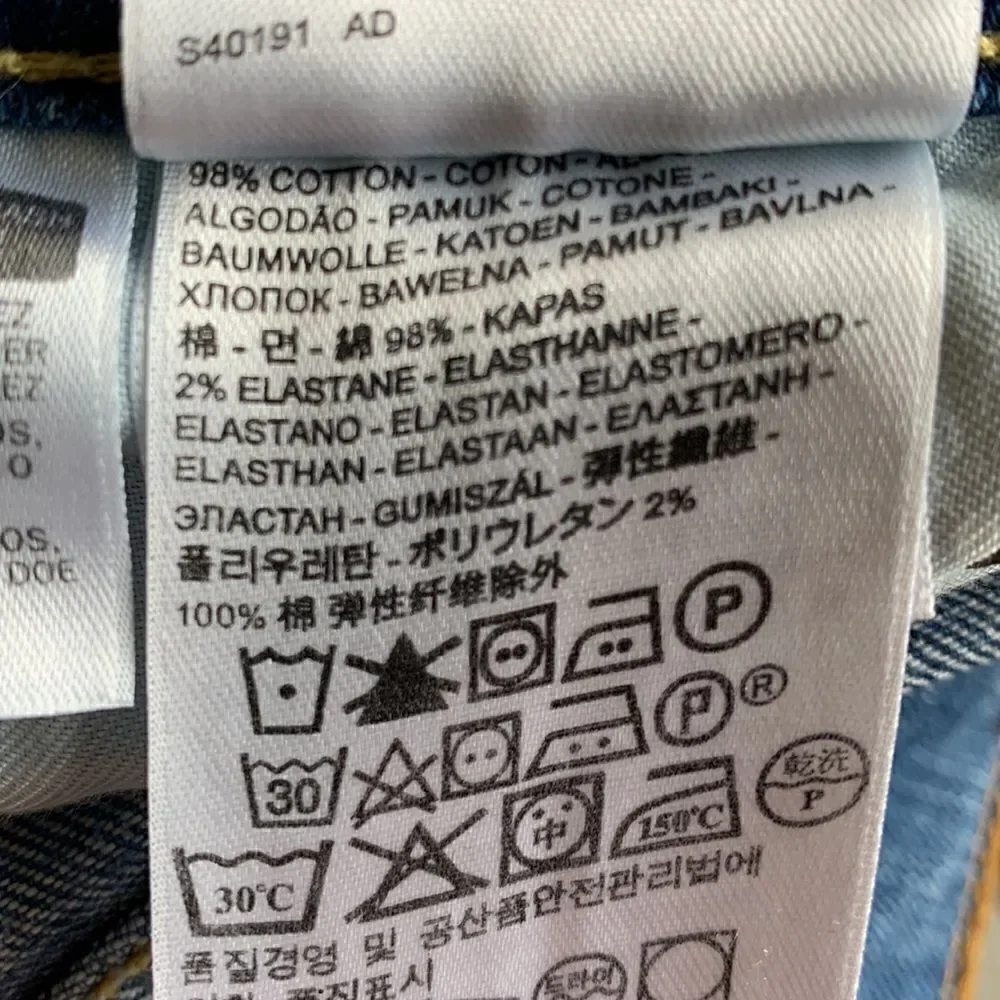 Levi's 506 Vintage Denim Jeans 36x34‎